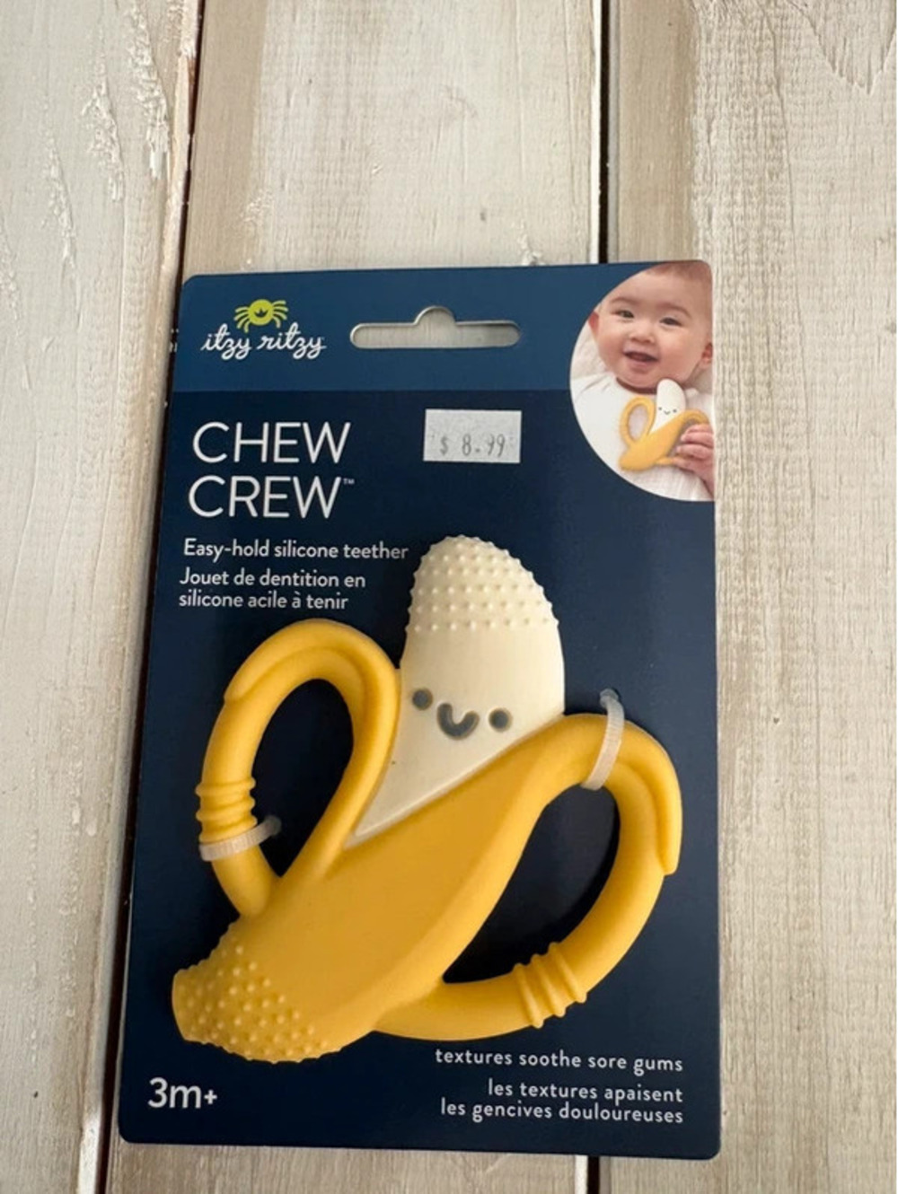 NWT Itzy Ritzy Chew Crew Banana